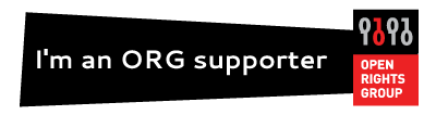 I'm an ORG supporter badge long