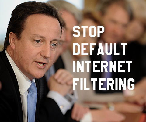 David Cameron Stop Default Internet Filtering