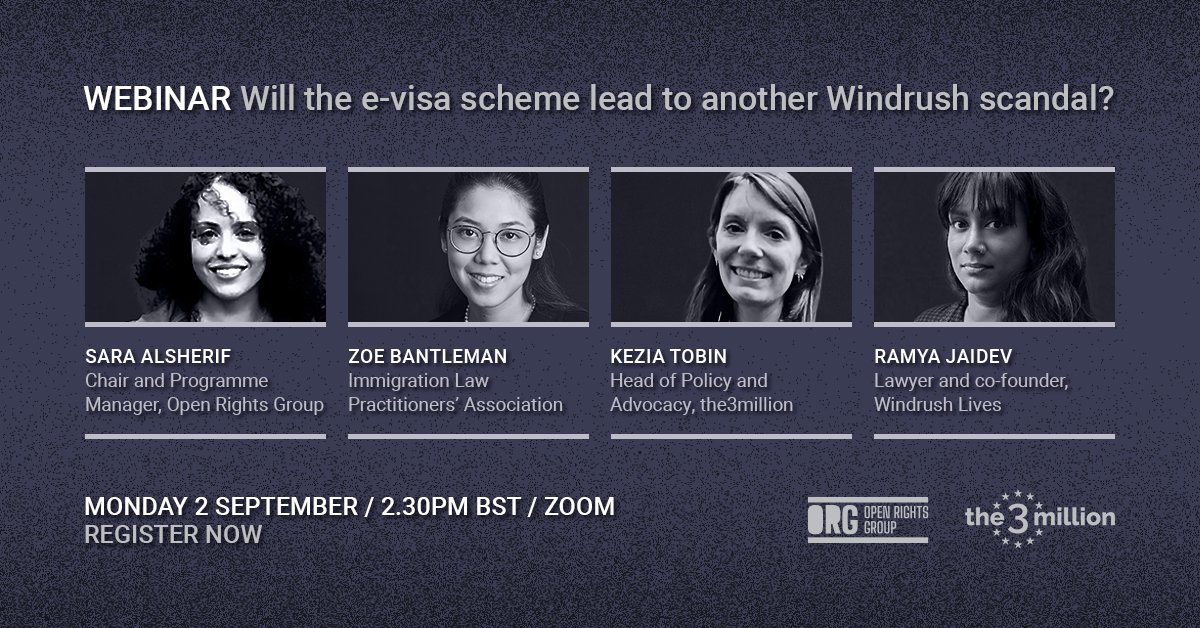 Webinar Will the government’s evisa scheme lead to another Windrush
