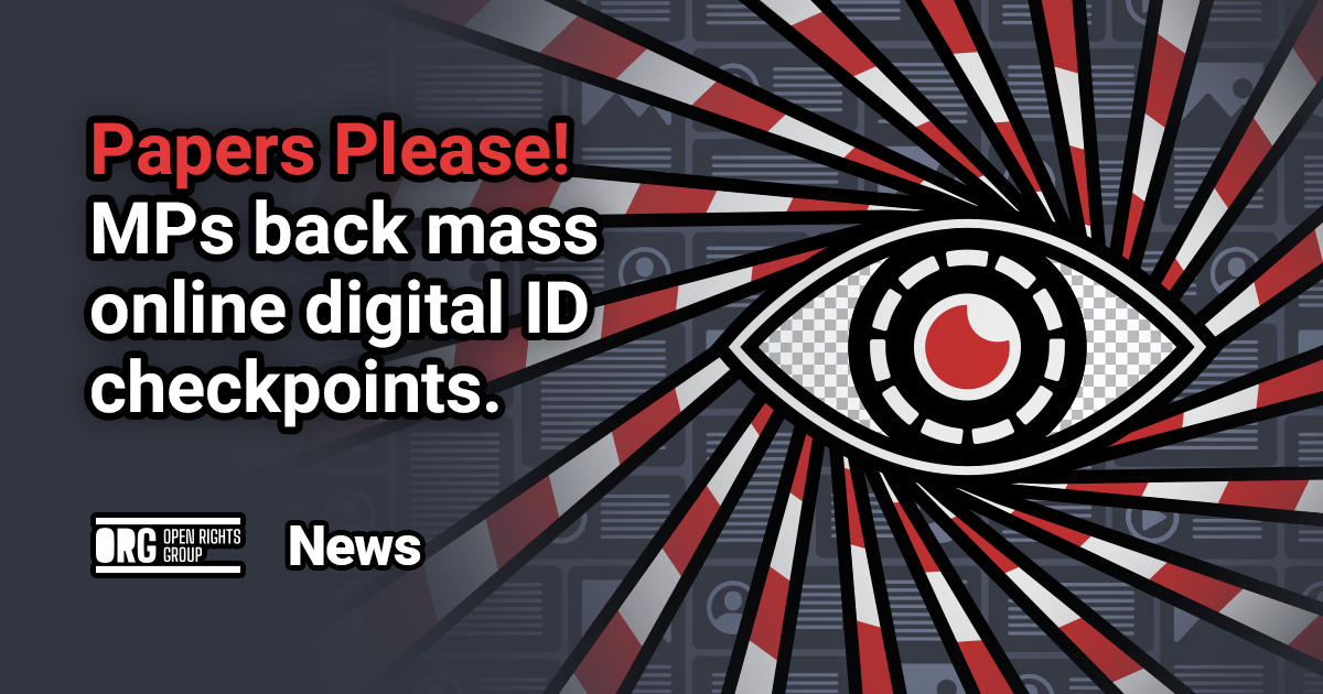 Papers Please! MPs back mass online digital ID checkpoints.