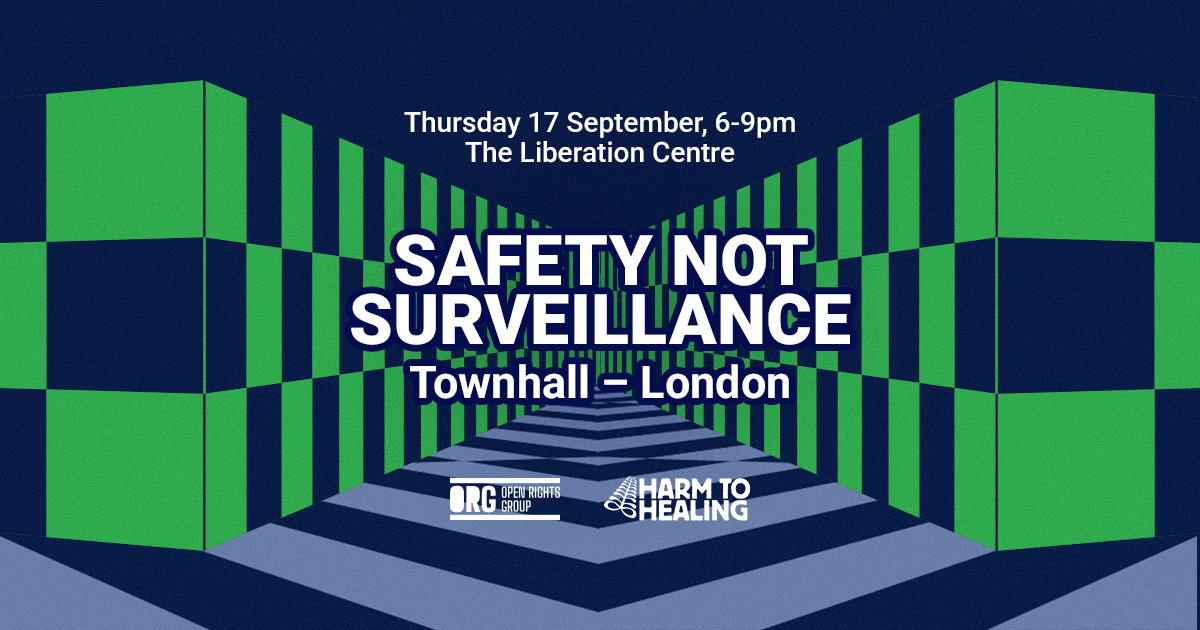 Safety Not Surveillance London Townhall
