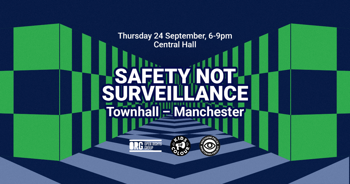 Safety Not Surveillance Manchester Townhall